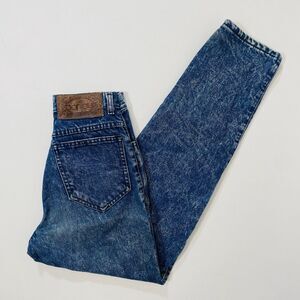 Bonjour Vintage High Rise Tapered Jeans 24 Womens Acid Wash 90s Relaxed